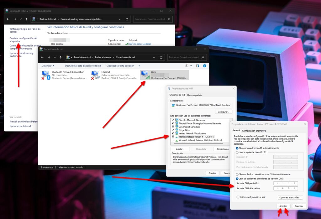 Como alterar o servidor DNS no Windows 11